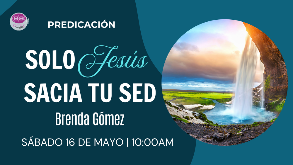 Solo Jesús sacia tu sed