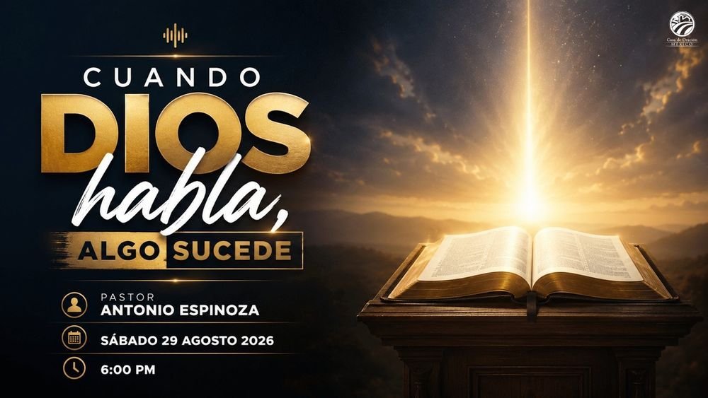 Cuando Dios habla algo sucede