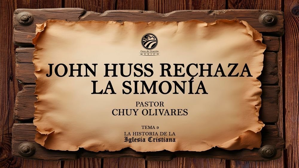 John Huss rechaza la simonía